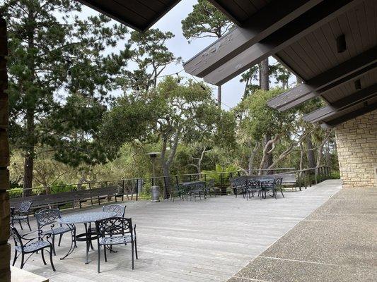 Chapel patio