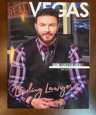 Real Vegas Magazine Cover for The Doc