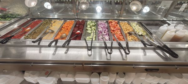 Beautiful salad bar