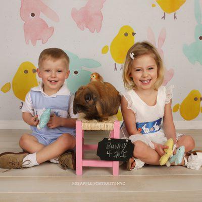 Big Apple Portraits-Chicks and Bunnies Sessions for Easter & Spring