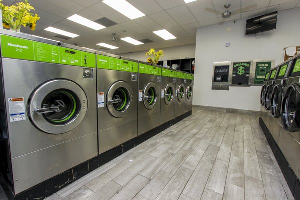 Our new double load washing machines.  You'll love them!