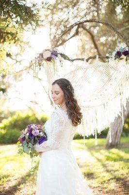 Beautiful bridal portrait.