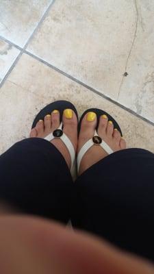 My pedi..