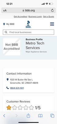 BBB profile