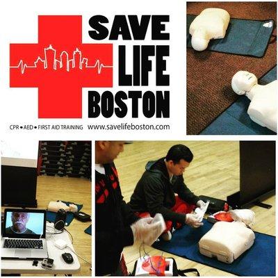 Save Life Boston provides CPR / AED / First Aid services for individuals, groups and businesses in the metro Boston area.