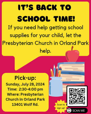 SCHOOL SUPPLIES for those in NEED
Do you know someone who could use assistance in obtaining school supplies?  Do you, yourself, need help?