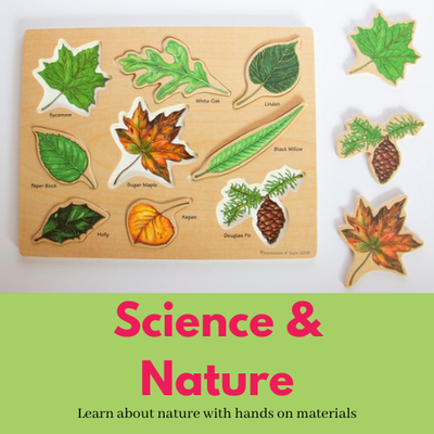 Check out the variety of science and nature products available at Montessori N' Such.