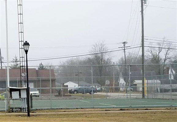 tennis courts