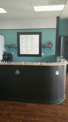 Our flavor tasting bar