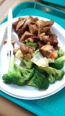 Bourbon chicken with veggies!