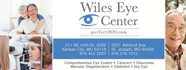 Wiles Eye Center - Kansas City Clinic 816-455-2020