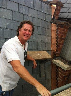 Owner, Keith Huebner of Huebner Roofing Inc.