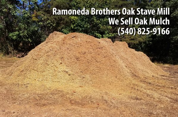 we sell oak mulch