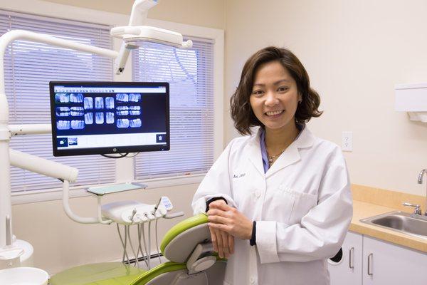 Dr. Quynh Bui, Pediatric Dentist in Salem, NH. Fellowship-trained at Tufts University School of Dental Medicine.