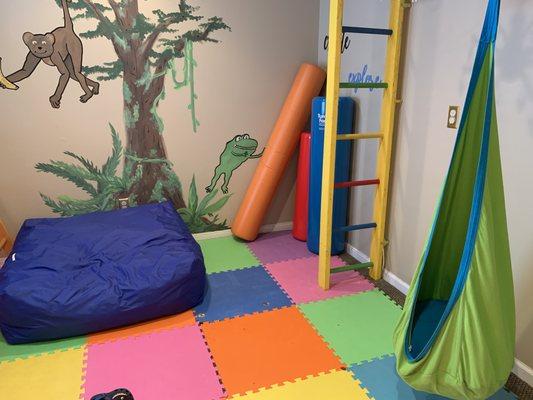 Hop on over to our sensory room!