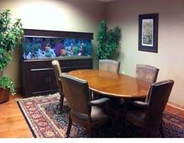 Conference room at Brorson CPA in Dallas