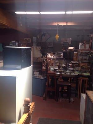 All sorts of treasure in here, some priced and on display and some you have to dig around and can bargain for.