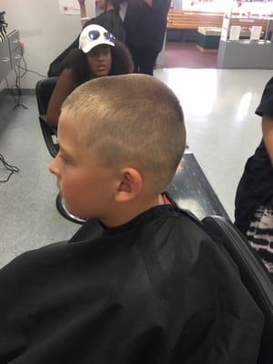 We just took our son to get a cool new hair cut.   They did an awesome job!   Go see Whitney or Laura..  This place is AWESOME!!!