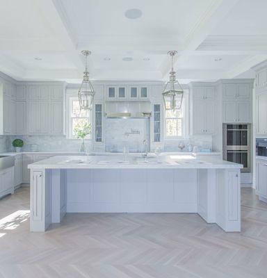 Beautiful Herringbone Wood Floor