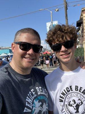 Dad and Son Venice Beach