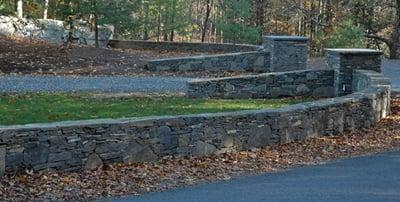 Natural stone walls