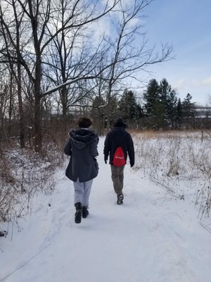 Winter hiking