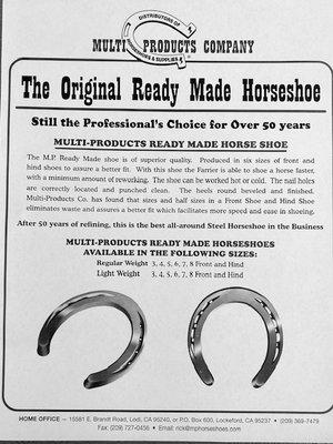 Multi-Products Horseshoe