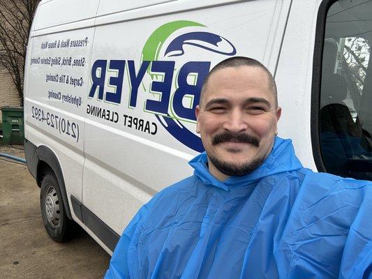 Josh the owner of Beyer Carpet Cleaning