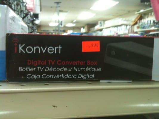 Digital tv converter boxes and DVD players