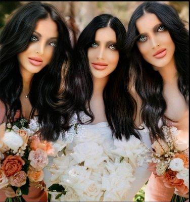 Photos are of divout Catholic triplets who