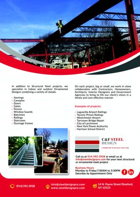 C&F Steel Design brochure 2