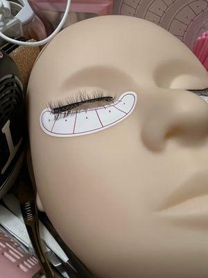 Practice makes perfection, Classic Eyelashes Extensions.