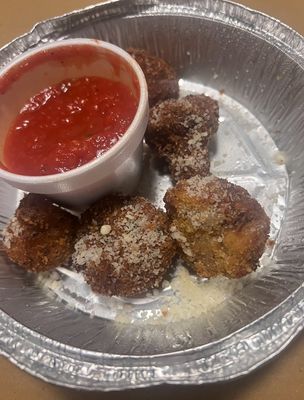 Fried mushrooms