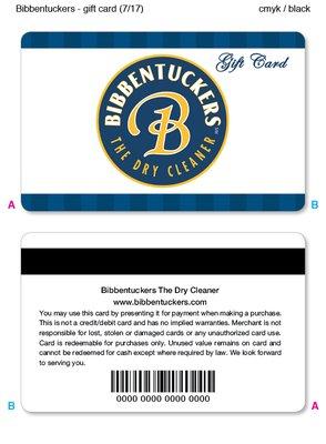 And now give the gift of Clean! Bibbentuckers Gift Cards.