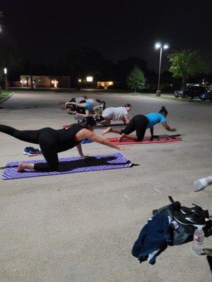 4:30 am Yoga for CG.