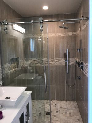 Bathroom design and done by our home improvements branch