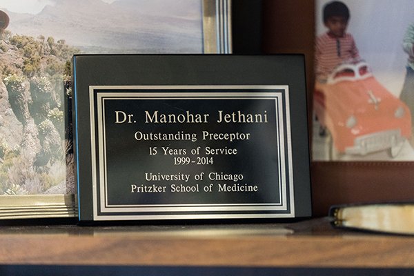 Dr. Jethani is recognized for teaching a new generation of doctors how to serve the community.