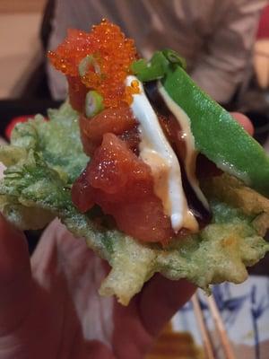 Sushi taco.