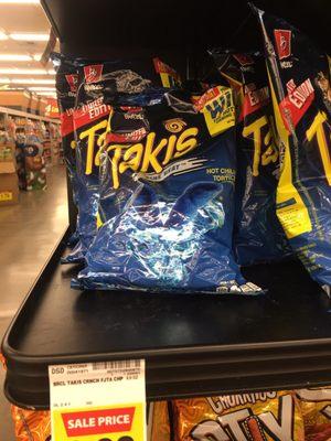 What the "blue" takis, I'm not one for them but my nephew and daughter is so I'm curious cause they are blue