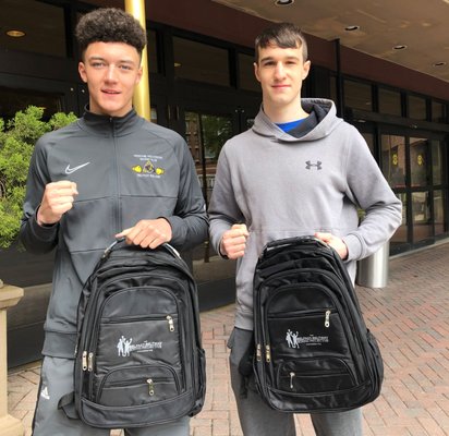 We recently produced these AWESOME laptop backpacks for a GREAT organization, The Belfast-Beltway Boxing Project (www.bbbp.org).