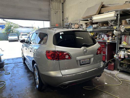 My Buick was hit on the rear left side! Looks like new, Thanks to Eric!