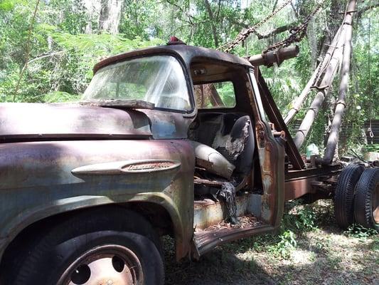 Our '56 Chevy boom truck.