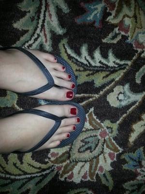 This was one of the best pedicures I got. She did wonders on my feet