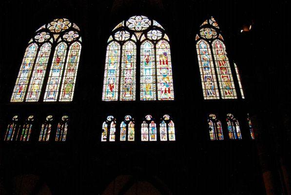 Church window in Strasburg