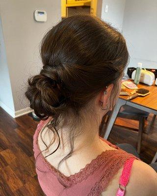 Bridal Boho Bun