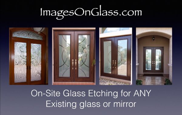 On-Site Glass Etching