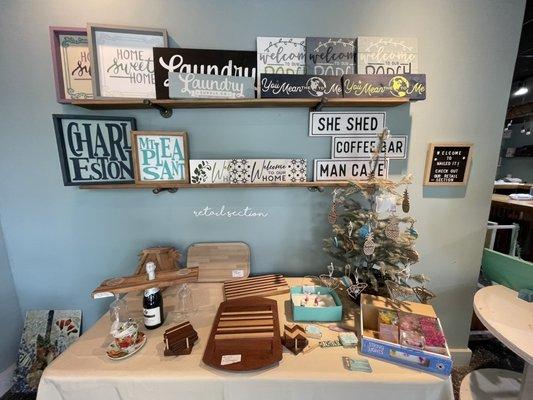 Local artisans featured!