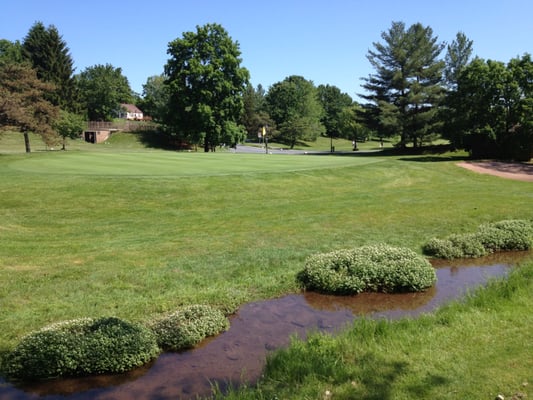 water feature on 9th hole