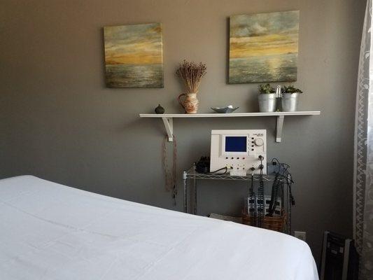 One of our cozy treatment rooms.