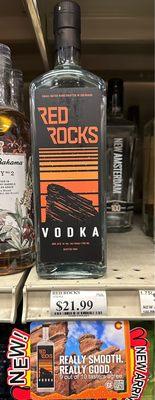 They have the new, SMOOTH, and really Good; Red Rocks Vodka here!  Awesome!